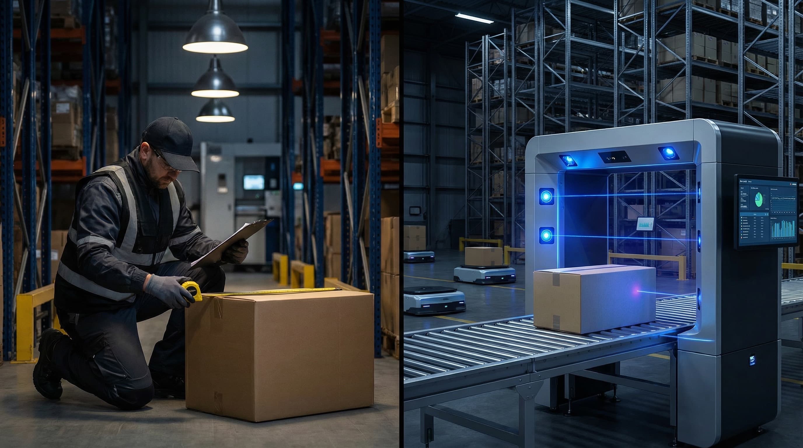 Automated vs Manual Dimensioning: The True Cost Comparison for Warehouses