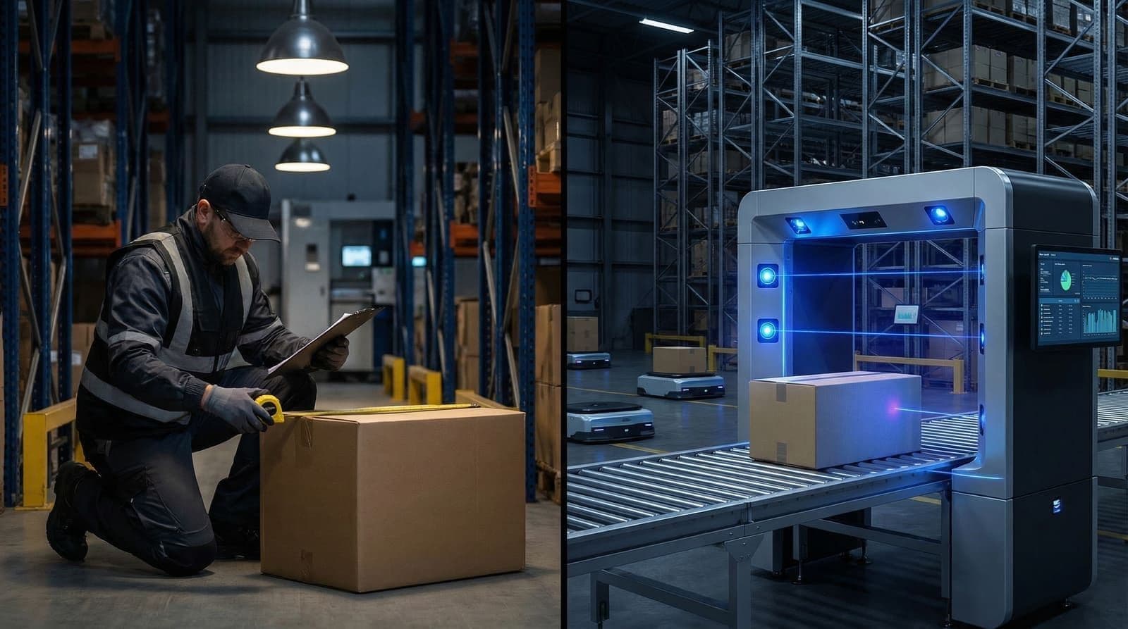Automated vs Manual Dimensioning: The True Cost Comparison for Warehouses