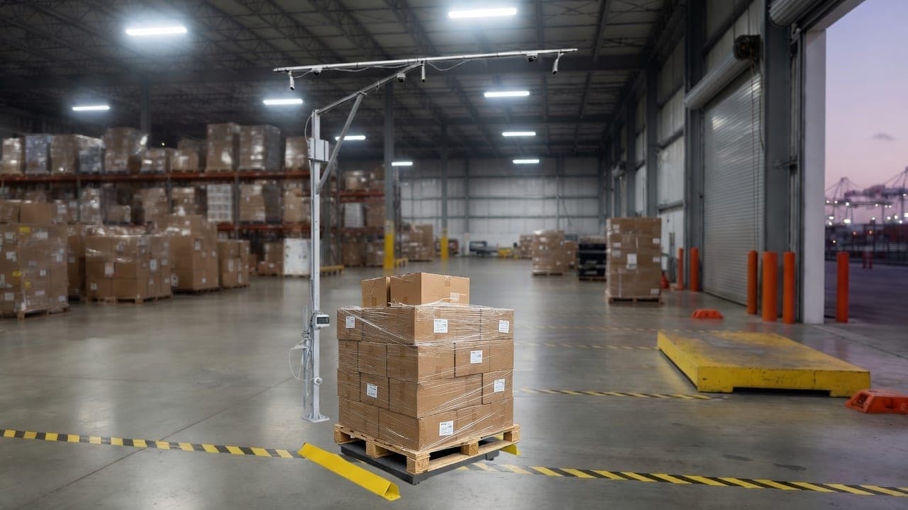 Pallet on the scale